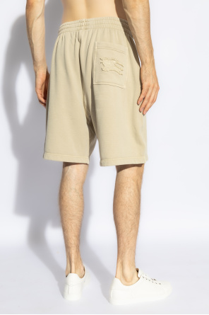 Burberry Shorts with logo patch