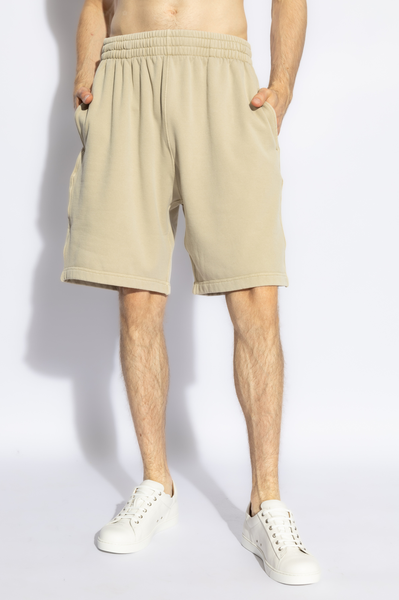 burberry CHECKED Shorts with logo patch