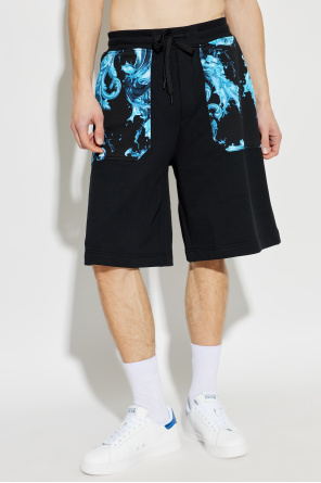 Versace Jeans Couture Sweatshorts with 'barocco' pattern