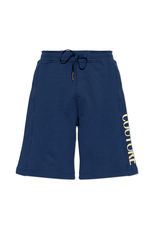 Sweat shorts with printed logo od Versace Jeans Couture