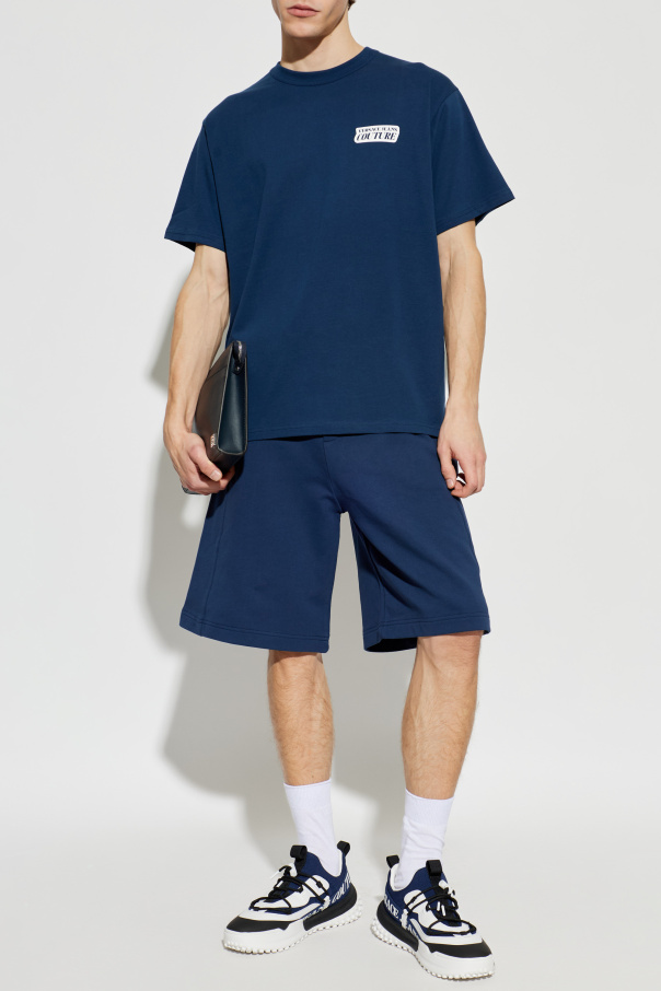 Versace Jeans Couture Sweat shorts with printed logo