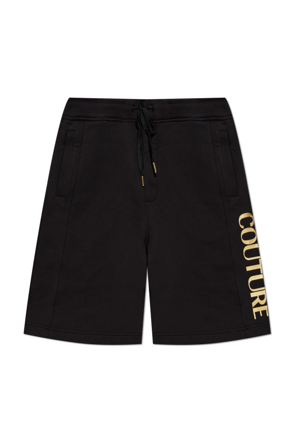 Sweat shorts with printed logo od Versace Jeans Couture