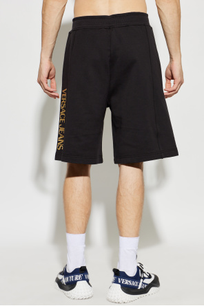 Versace Jeans Couture Sweat shorts with printed logo