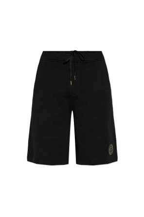 Sweat shorts with logo patch