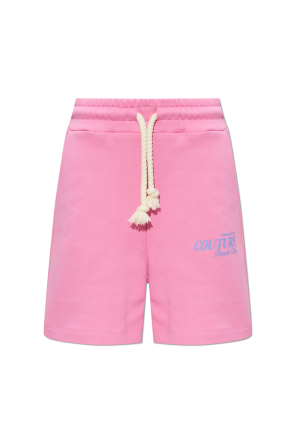 Pantalones cortos deportivos con logo estampado