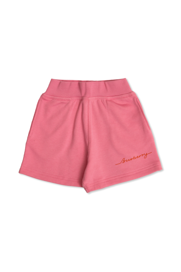 Logo shorts od Burberry Kids
