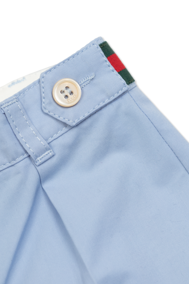 Gucci Kids Pantalones cortos de algodón