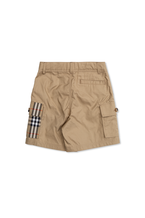Burberry Kids Oscar cargo shorts