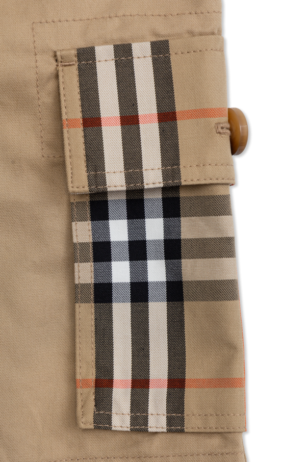 Burberry Kids Oscar cargo shorts