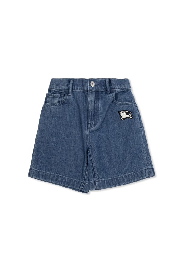 Castiel' denim shorts od Burberry Kids
