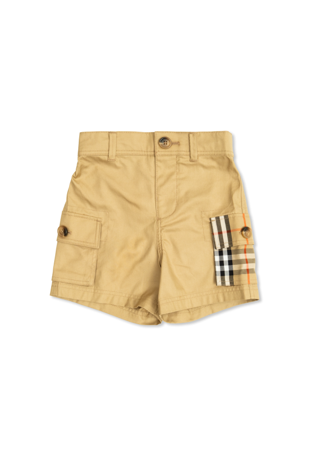 Shorts with pockets od Burberry Kids