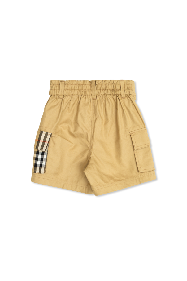 Burberry Kids Shorts with pockets