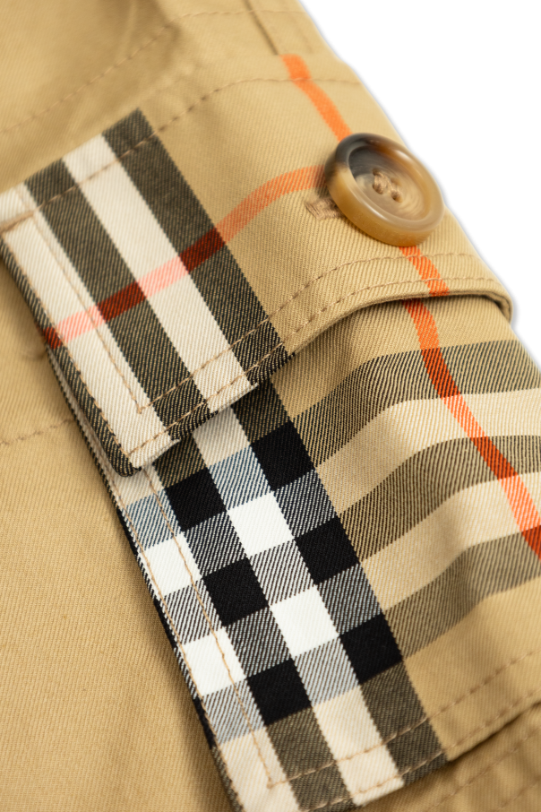 Burberry Kids Shorts with pockets