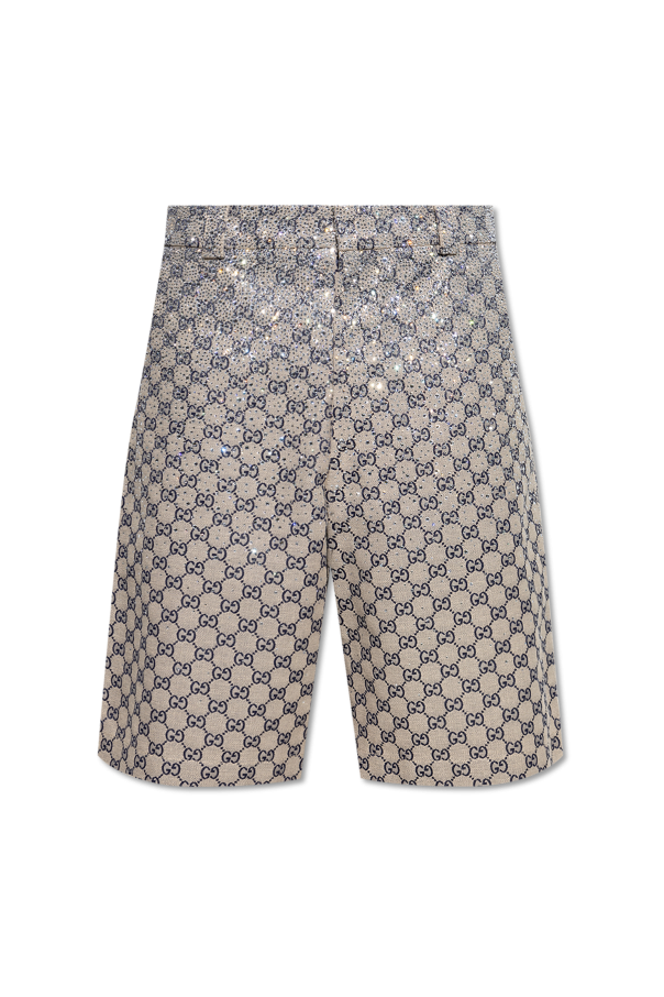 Shorts with shimmering appliqués, zdjęcie 1 Shorts with shimmering appliqués od Gucci