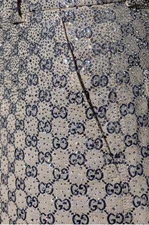 Gucci Shorts with shimmering appliqués