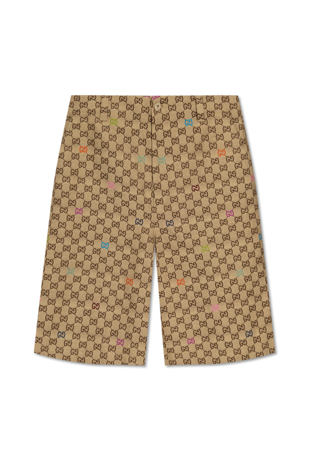 Shorts with 'GG' pattern od Gucci