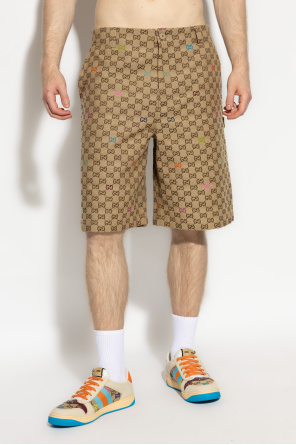 Gucci Shorts with 'GG' pattern
