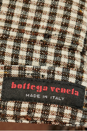 Bottega Veneta Check pattern shorts