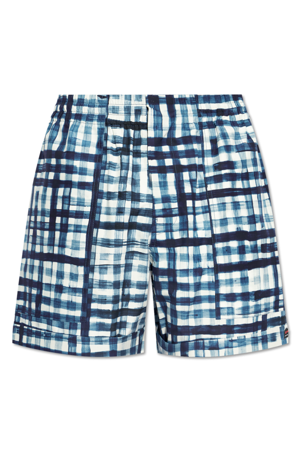 Bottega Veneta Plaid pattern shorts