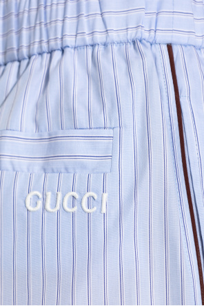 Gucci Shorts with striped pattern