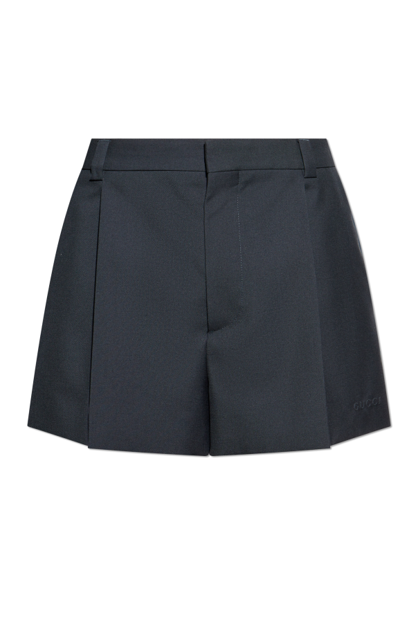 Wool shorts with logo, zdjęcie 1 Wool shorts with logo od Gucci