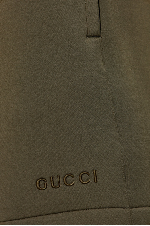 Gucci Sweat shorts with embroidered logo
