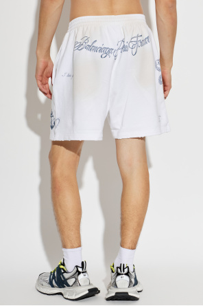 Balenciaga Shorts mit Print