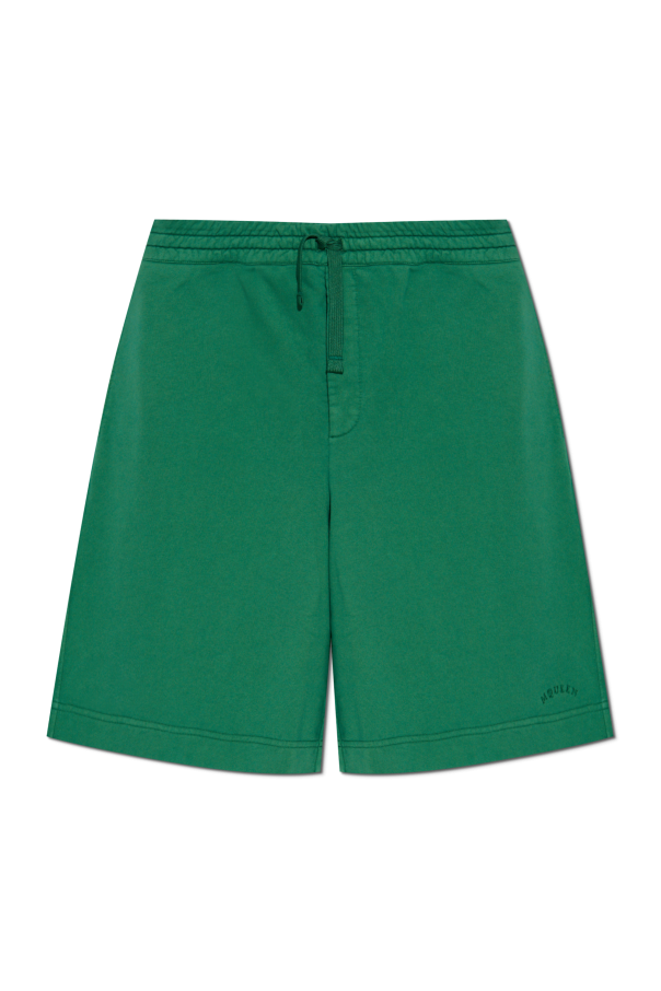 Shorts with embroidered logo od Alexander McQueen