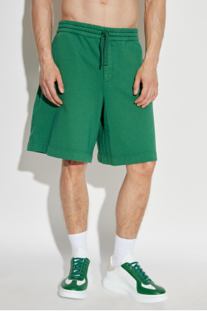 Alexander McQueen Shorts mit aufgesticktem Logo