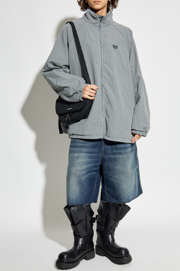 Balenciaga Shorts vaqueros con logo