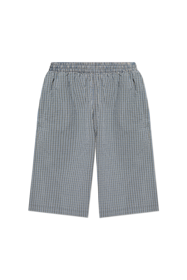 Plaid pattern shorts od Balenciaga