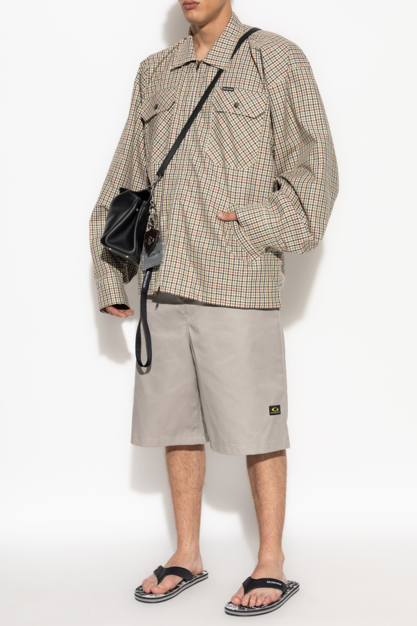 Balenciaga Bermuda shorts with logo