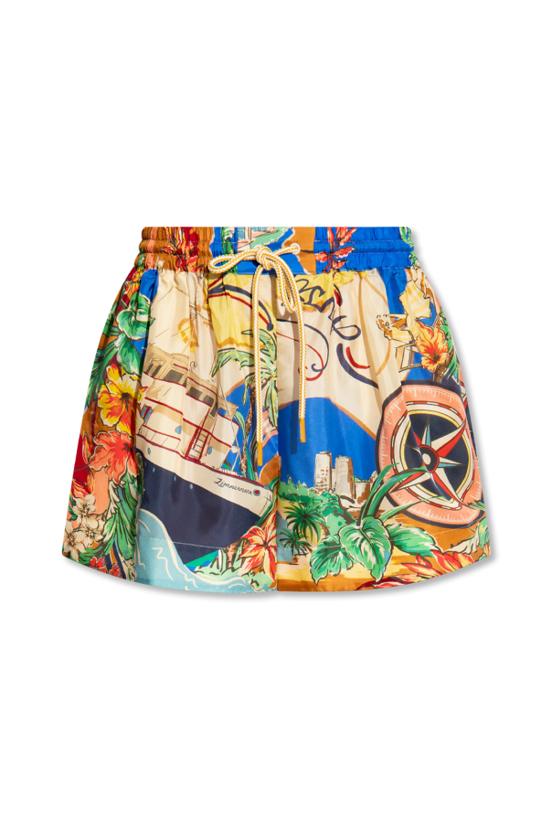 ‘Alight’ silk shorts od Zimmermann