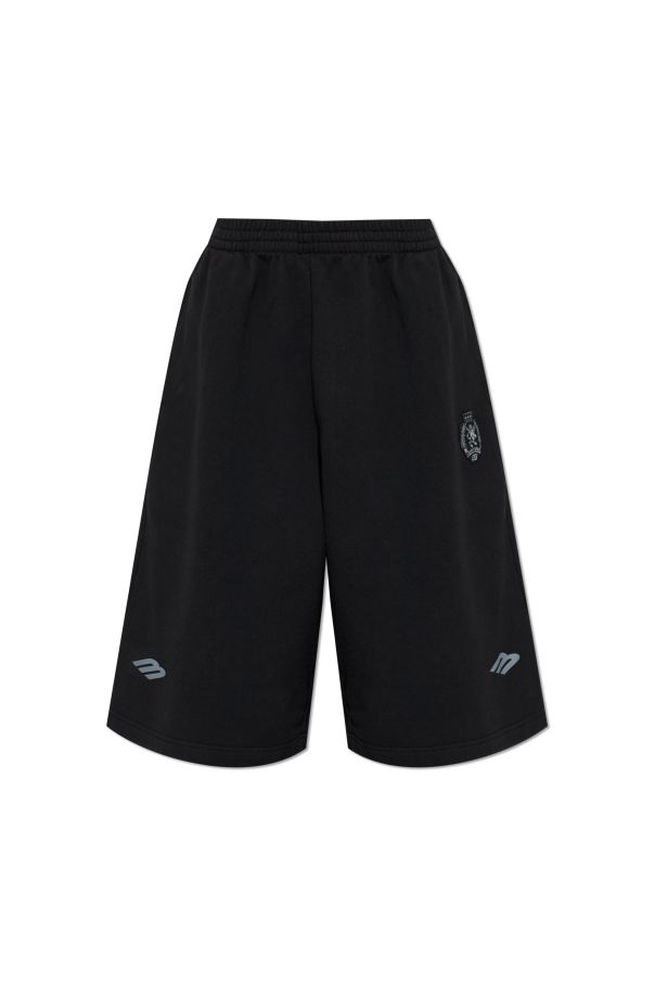 Balenciaga Calções com aplicação