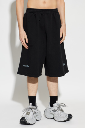 Balenciaga Calções com aplicação