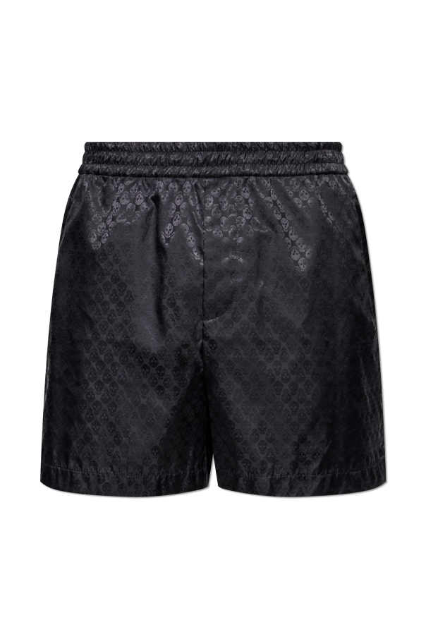 Shorts with a skull motif od Alexander McQueen