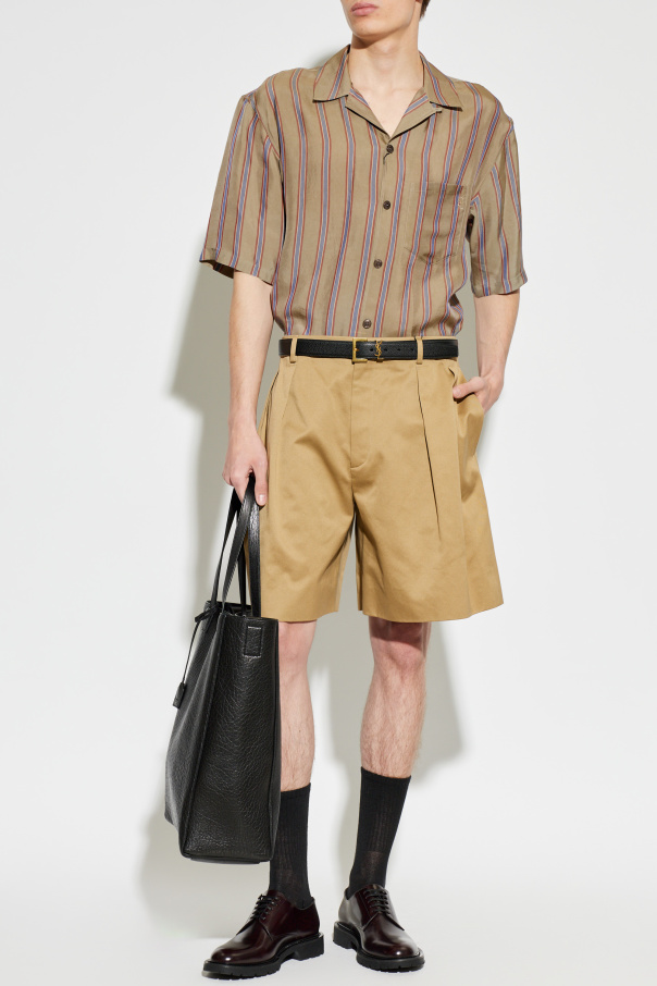 Saint Laurent Shorts with pleats