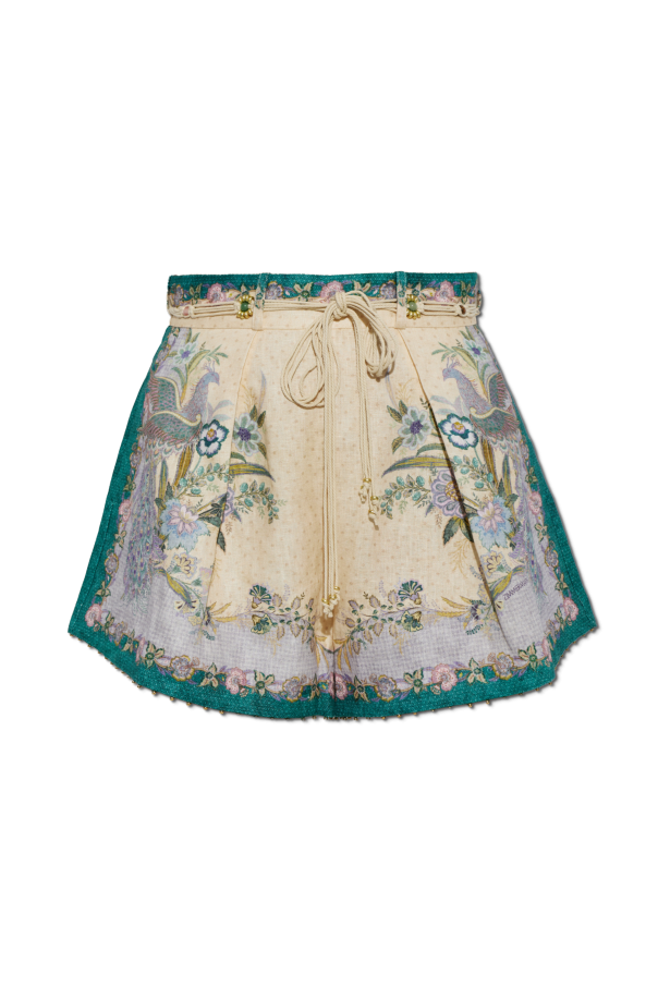 High-waisted shorts od Zimmermann
