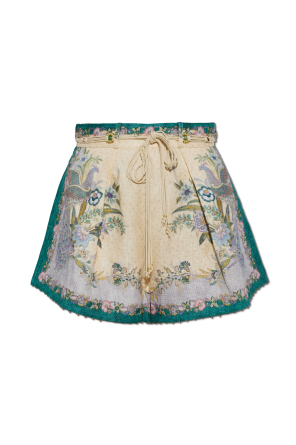 High-waisted shorts