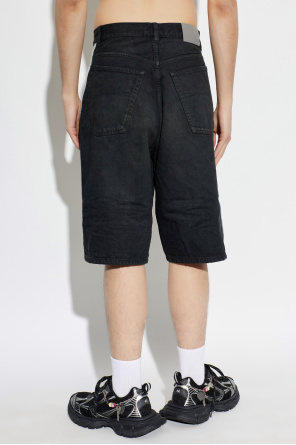 Balenciaga Denim shorts with logo