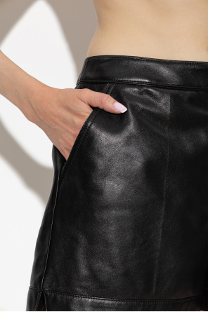Bottega Veneta Leather shorts
