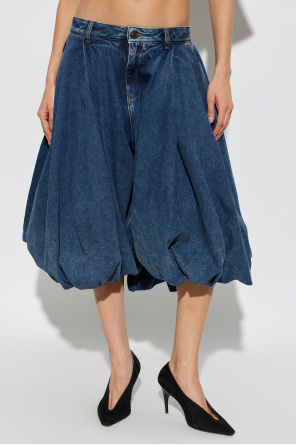 Balenciaga Denim skirt-shorts