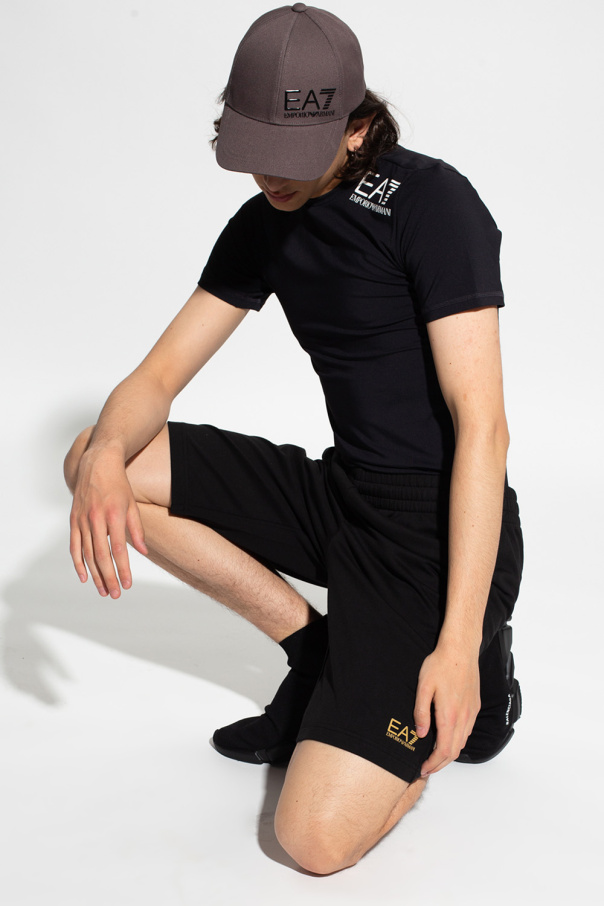 EA7 Emporio Armani Sweat shorts with logo