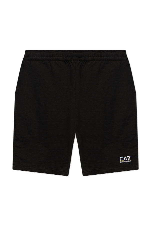 EA7 Emporio Contrasting armani Sweat shorts with logo