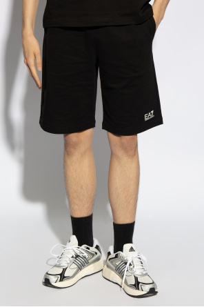 EA7 Emporio Contrasting armani Sweat shorts with logo