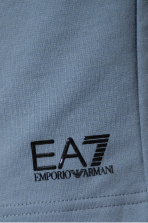 EMPORIO armani T-shirt Y4S201YDD6G 80005 DARK TAN Leather Shorts with logo