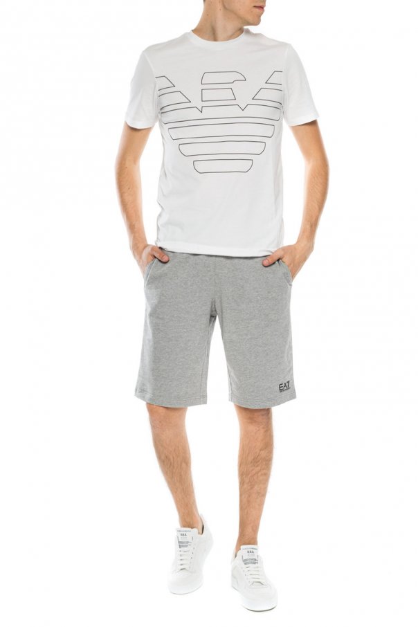 EA7 Emporio Armani Sweat shorts with logo