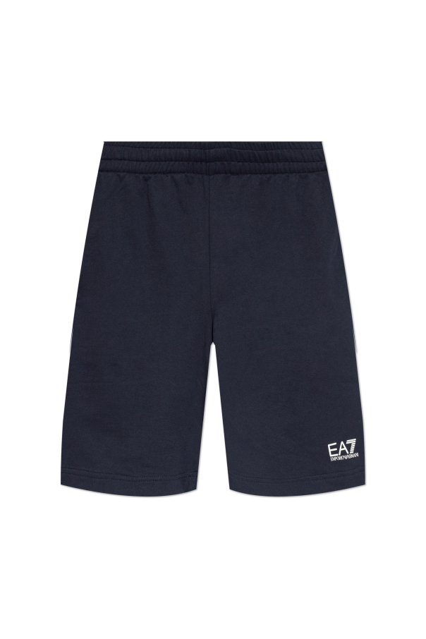 Shorts with printed logo od EA7 Emporio Armani
