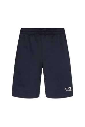 Pantalones cortos con logo estampado