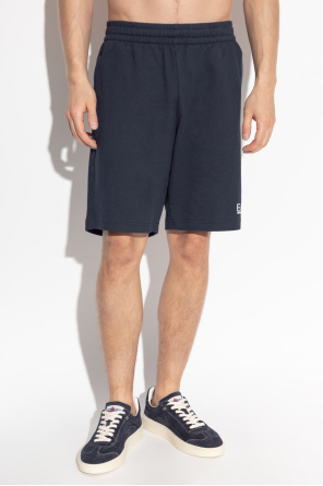EA7 Emporio Armani Pantalones cortos con logo estampado